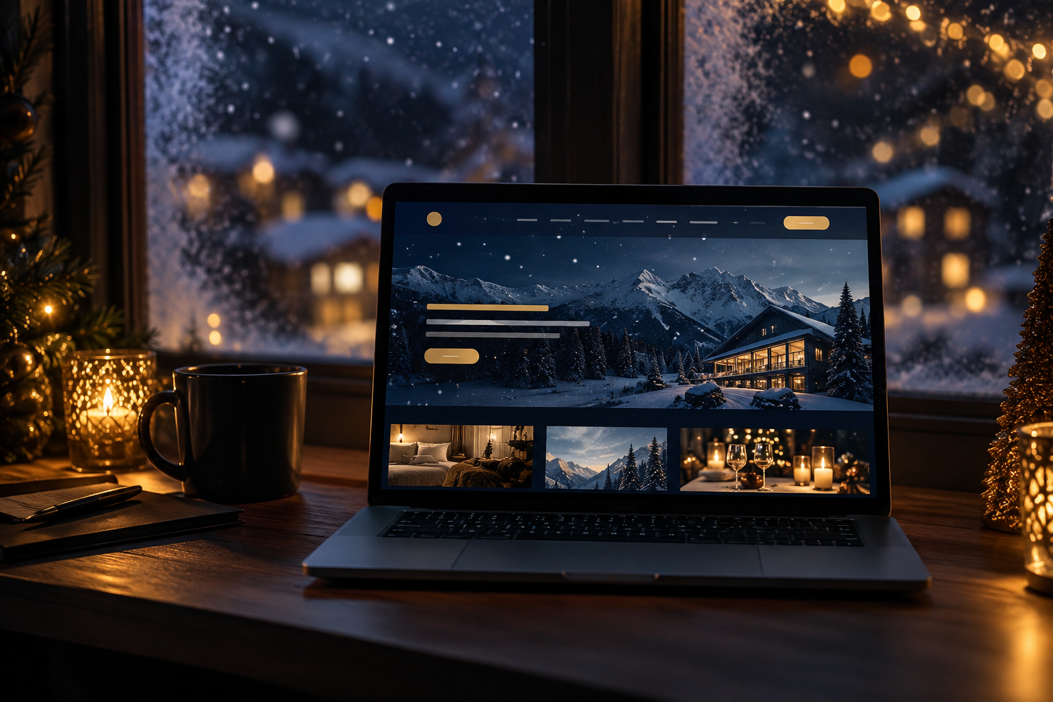 Snowfall website animation